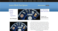 Desktop Screenshot of learnmathfastbooks.com